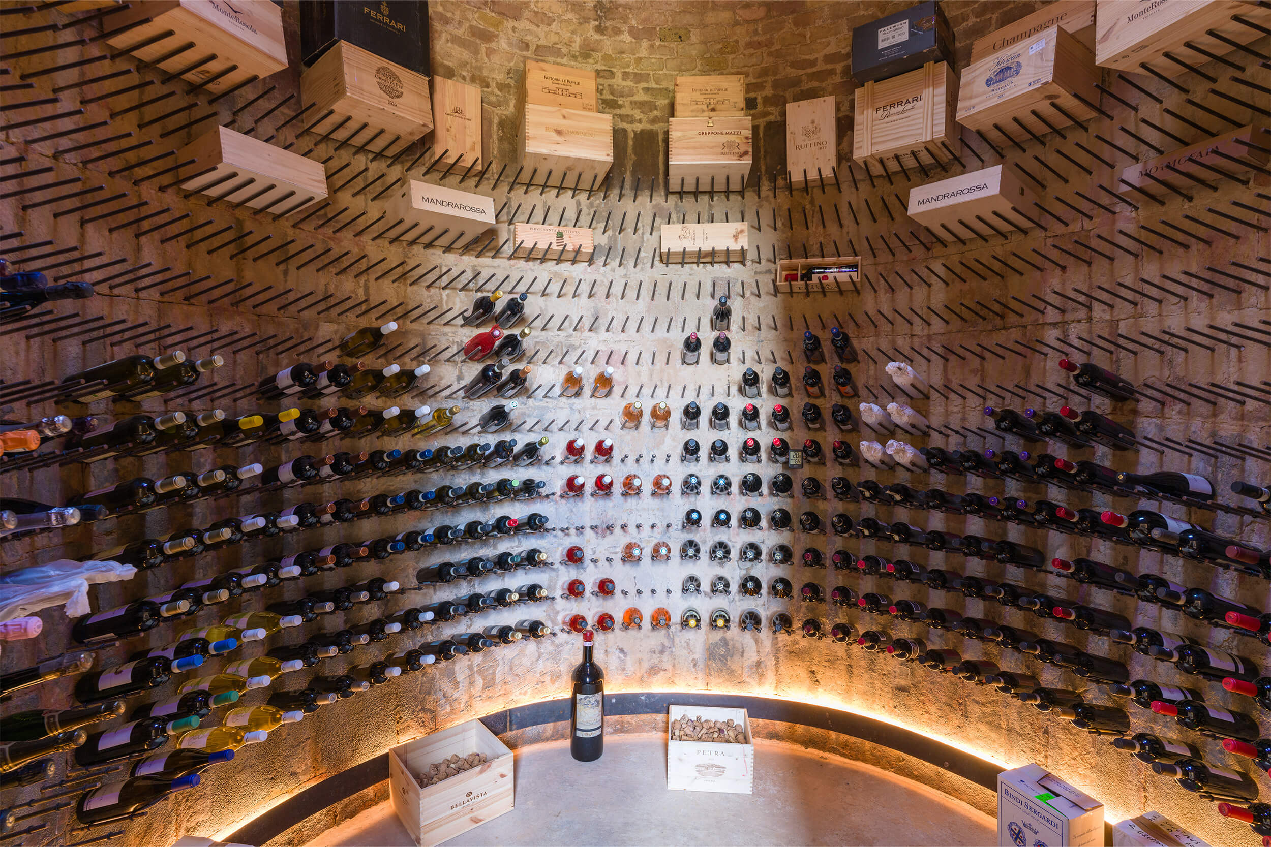 in-villa sommelier Tuscany 