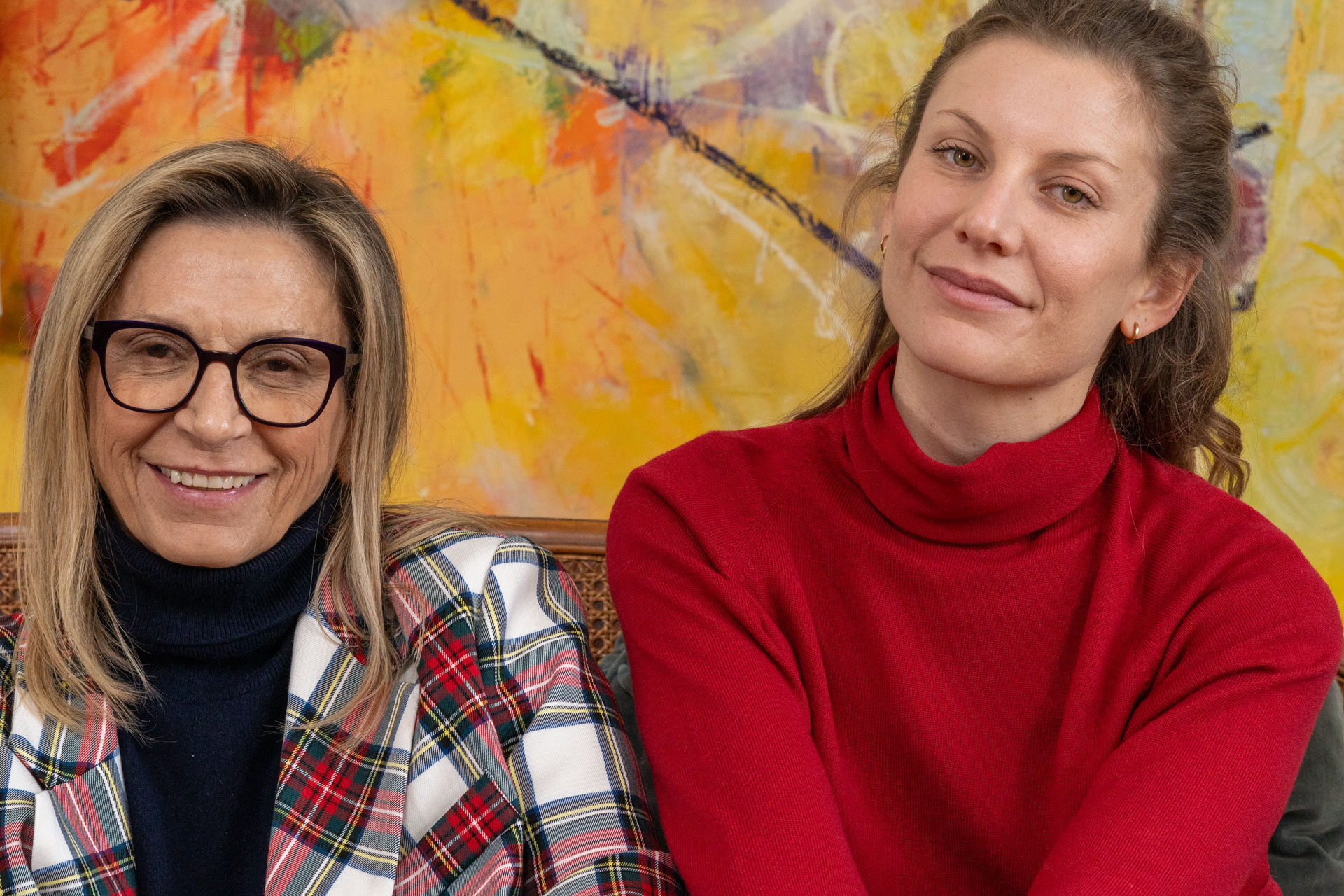 Jasmine and Barbara, founders of Tuscany Now & More luxury villa rental company