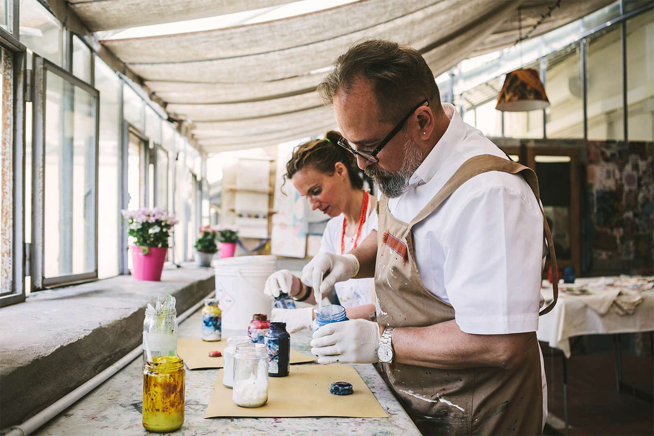 Textile Workshop at La Serra MK Textile Atelier in Florence