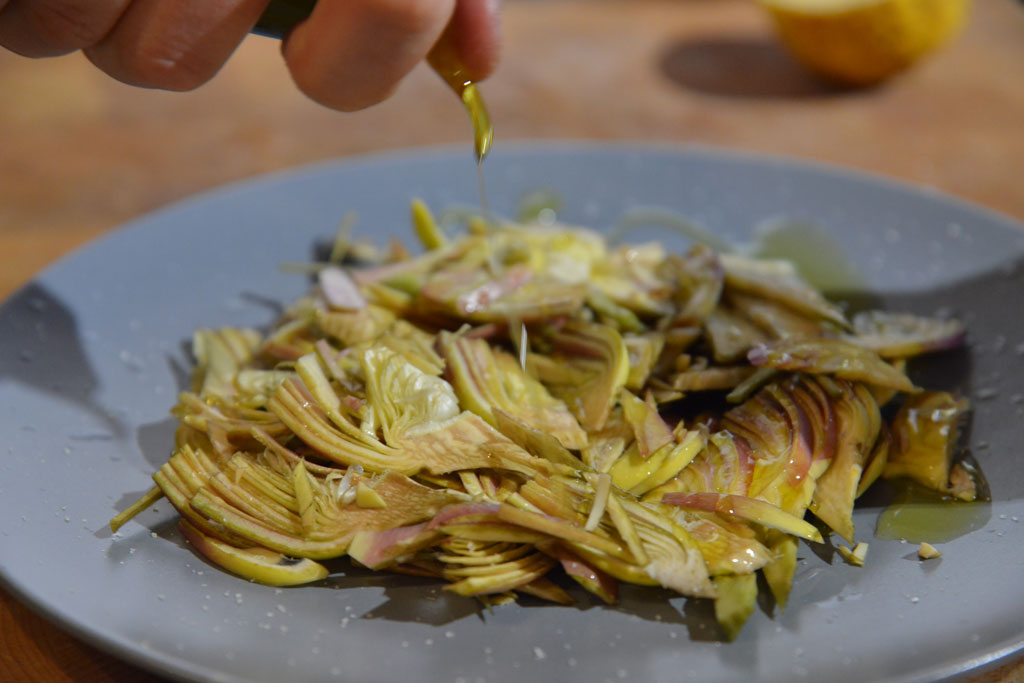 Artichokes vegetarian food, Umbria