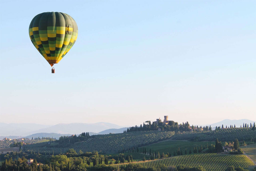Tuscany from the sky
