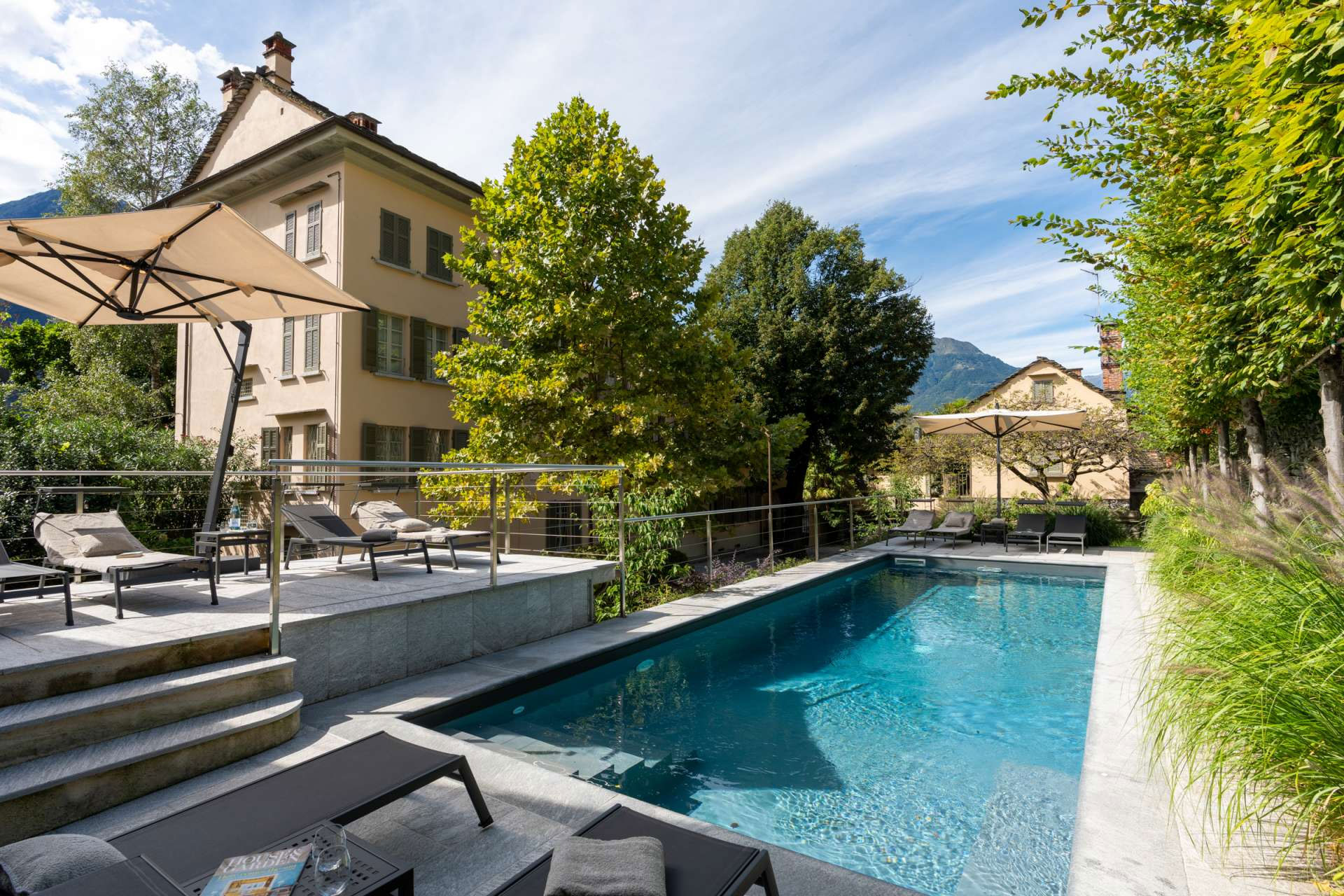 Ca' Corniolo Maggiore is an exquisite fully-staffed villa with private heated pool near the Italian Lakes