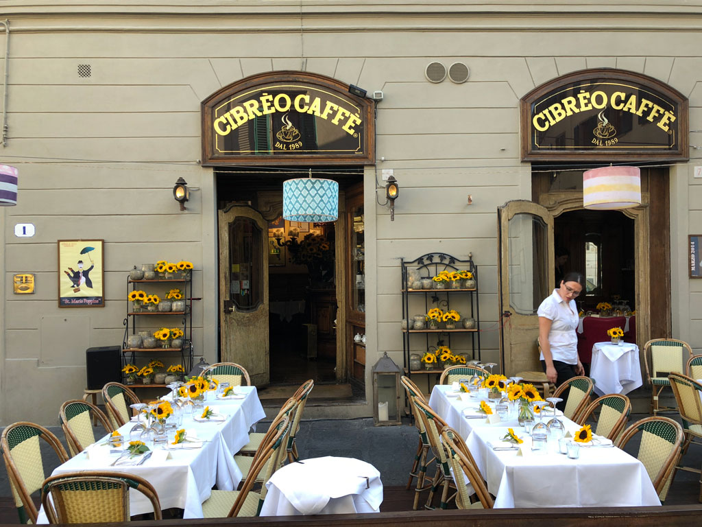 Cibreo Caffe in Florence Italy