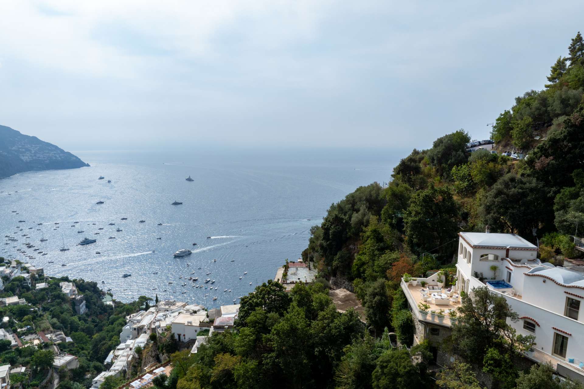 Fraloga luxury villa with panoramic sea views overlooking the Amalfi Coast