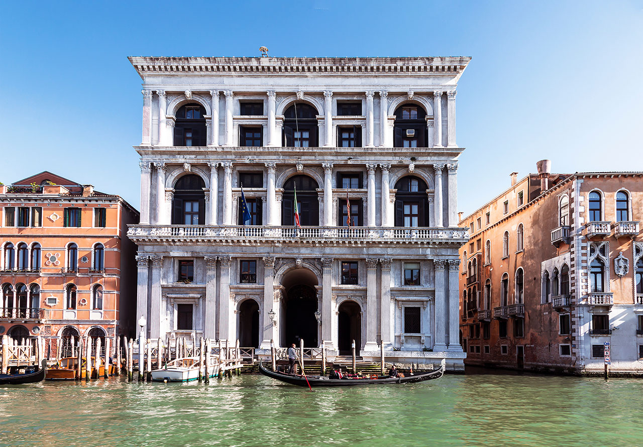 Italy, Venice. View of Palazzo Grimani (1576) from the Grand Canal