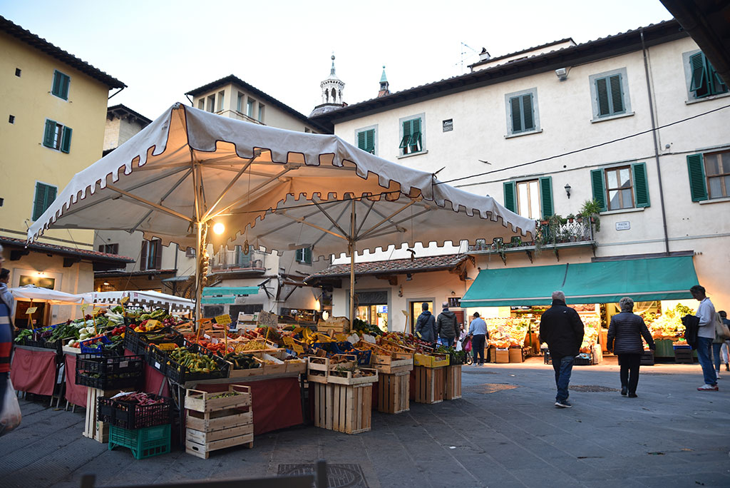 Food market in Tuscany