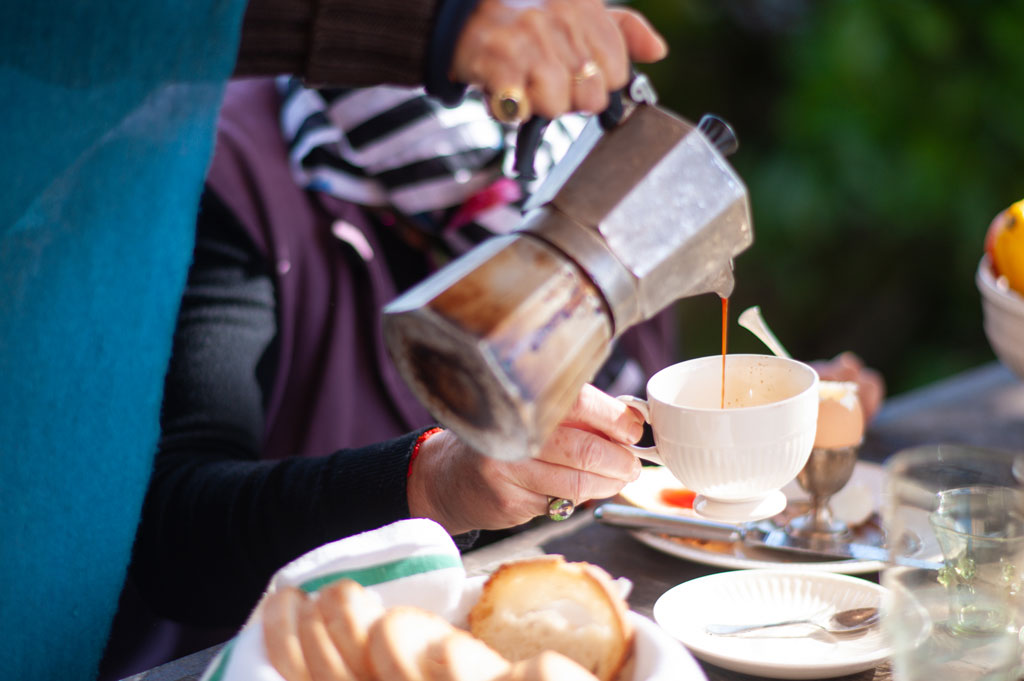 caffè latte or cappuccino in italy