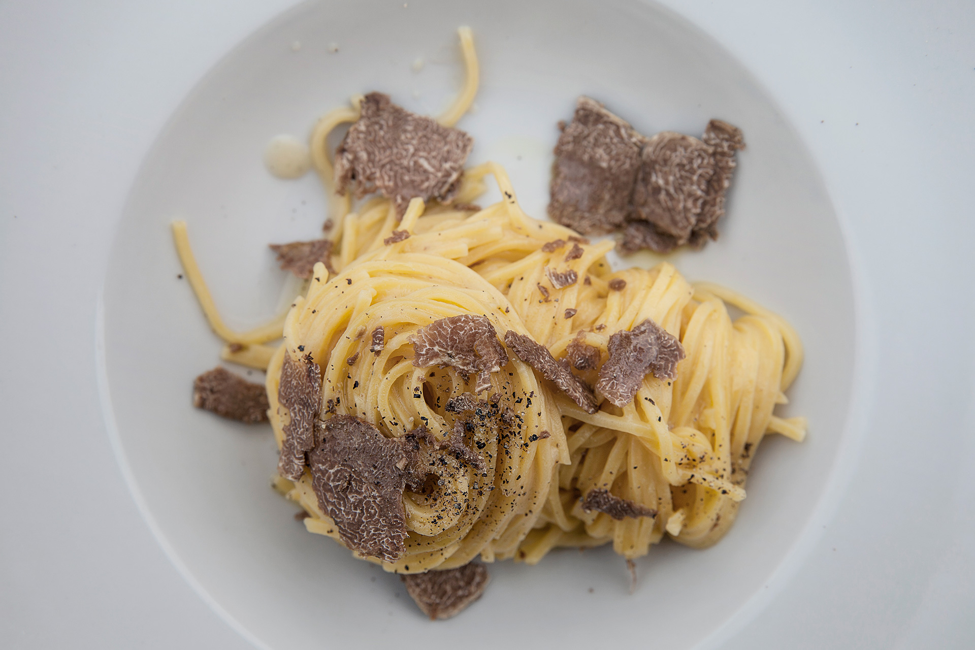 Spagueti with truffles