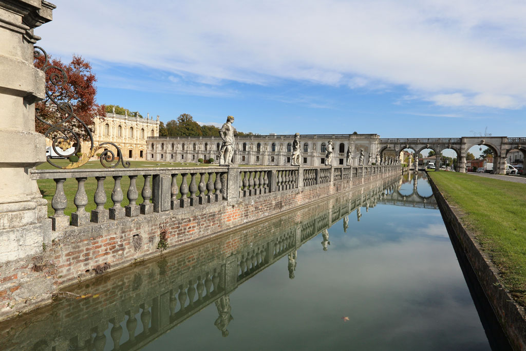 Baroque architecture of Villa Contarini, Italy