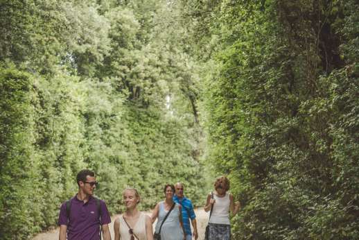 Pitti Palace & Boboli - Tourists enjoy Boboli gardens