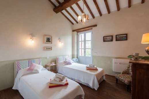 Acqua e Miele - The second twin bedroom, first floor.