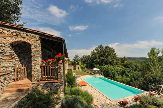 Campo Chinandoli - The private swimming pool, 5 x 10m/16 x 32 feet.