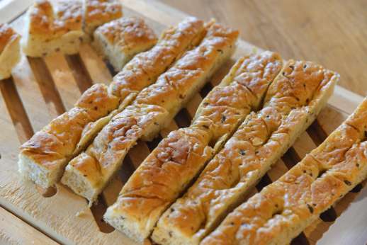 I Tre Cipressi - Beautiful focaccia bread