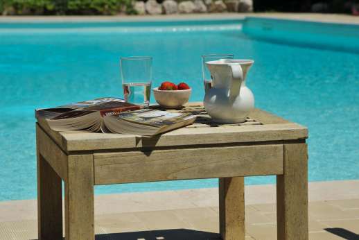 L’Olmo (x 4 people) with Staff and Cook - The large salt-water pool