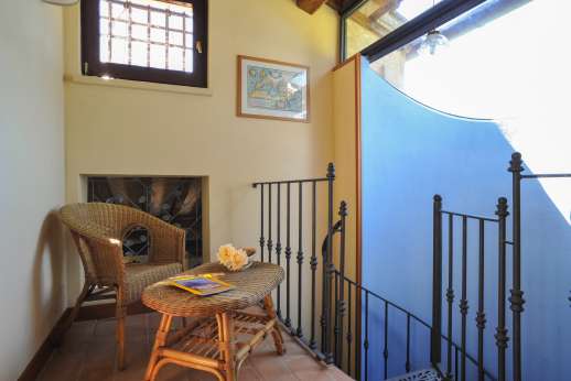 L’Olmo (x 4 people) with Staff and Cook - Top of the spiral staircase
