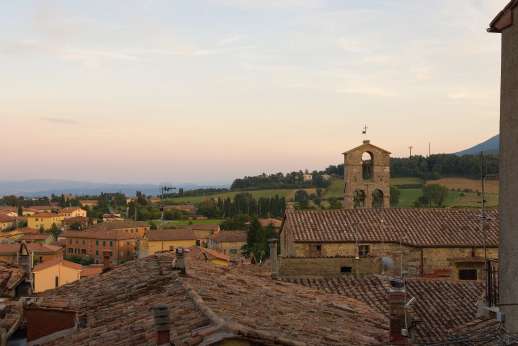 La Fattoria di Sarteano - The roof tops of Sarteano