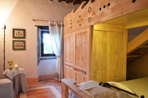 La Grande Quercia - Another view of the mezzanine bedroom.