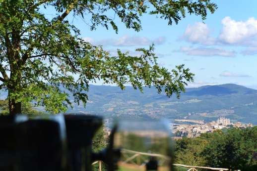 La Grande Quercia - Surrounded by acres of olive groves and meadows, with beautiful views of Orvieto on one side and rolling farmlands on the other.