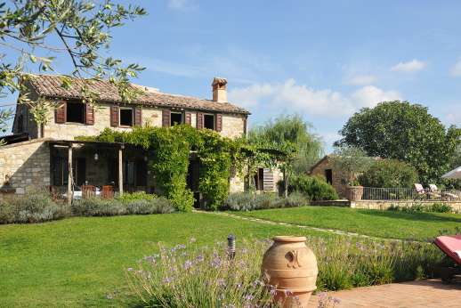 La Pianstella - Much of the building's original character was preserved in the restoration, which provides comfortable living spaces.