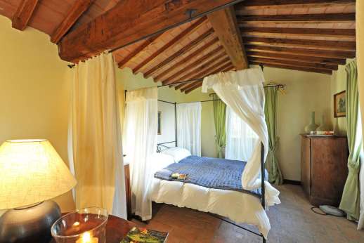 Le Gorgacce - The guest house bedroom.