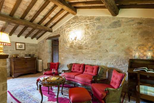 Le Gorgacce - On each of the floors there is a sitting room.
