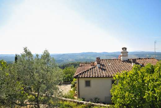 Podere Guicciardini - The magnificent view over the tuscan hills