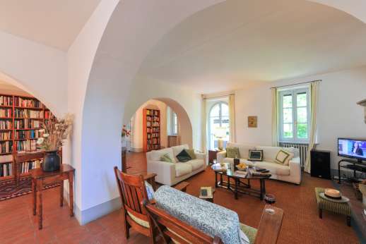 Poggio Alto - View of the dining and sitting room.