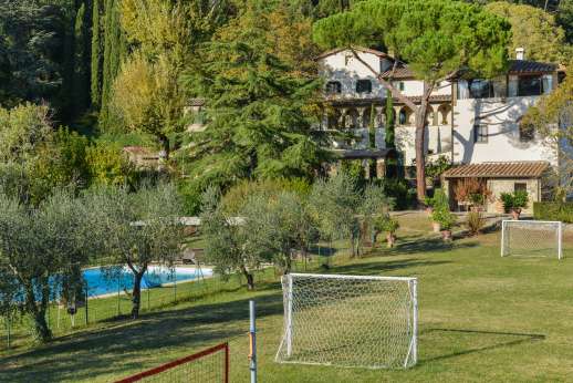 The Estate of Petroio with Staff and Cook - Well maintained gardens around the villa.