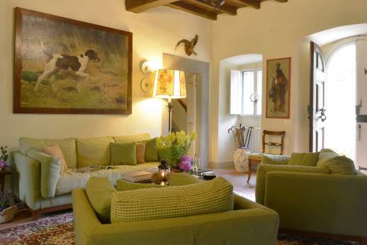 The Estate of Petroio with Staff and Cook - The Estate Of Petroio main entrance and sitting area.