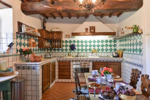 The Estate of Petroio with Staff and Cook - Large well equipped kitchen.