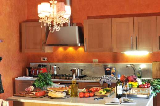 Villa Atena - Main house kitchen.