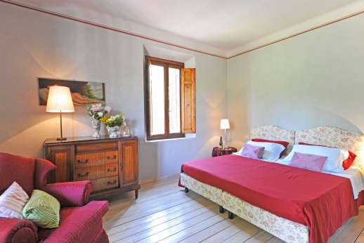 Villa Atena - Main house, double bedrooms with air conditioning.