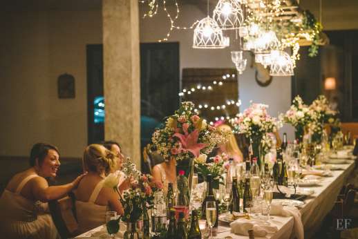 Villa Atena - And the large dining table in the evening