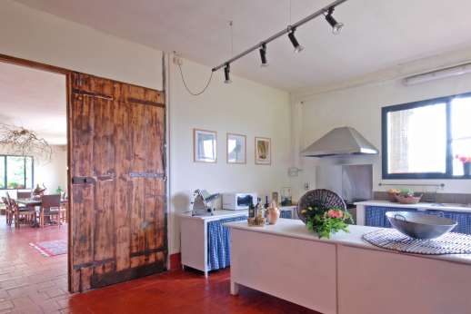 Weddings at Villa Atena - The kitchen in the Forestry.