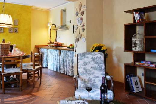 Weddings at Villa Atena - Another view of the kitchen area.