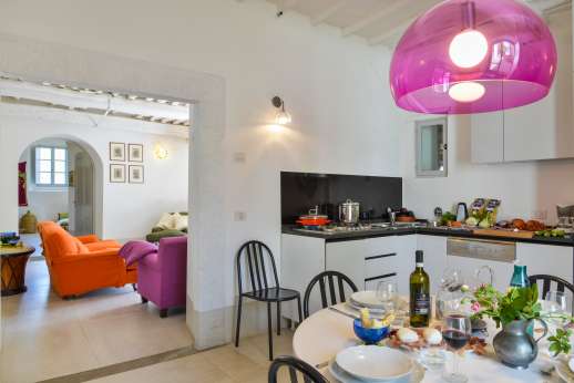 Villa Caprolo - Kitchen in the independent apartment
