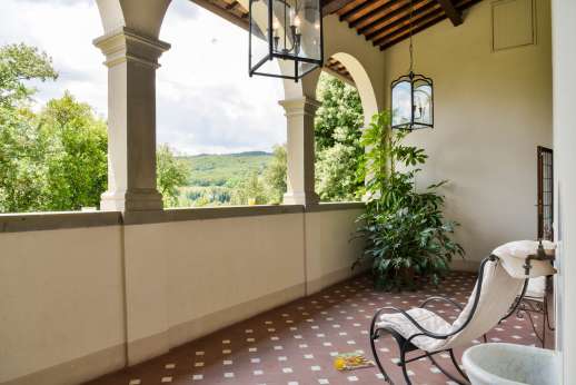 Villa Di Masseto - First floor loggia