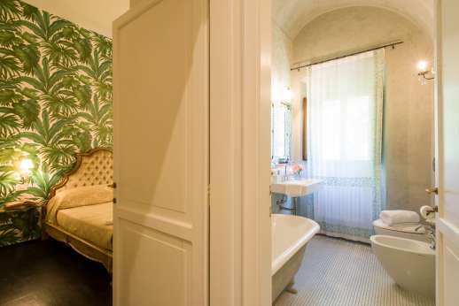Weddings at Villa Di Masseto -  La Romantica leading through to bathroom