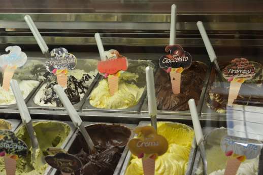 Villa Dasya - Gelato at the local ice cream shop.