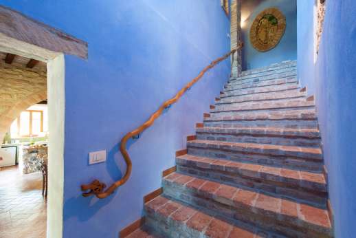 Querciatello - One of the staircases to the first floor.
