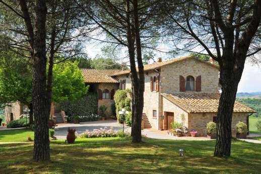 Villa Ostignano - The old stone farmhouse that’s over five hundred years old was originally a monastery