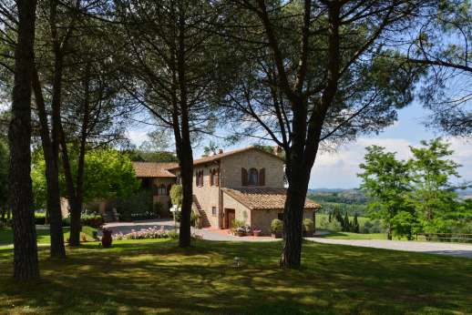 Villa Ostignano - Villa Ostignano sits on a soft hill side enjoying beautiful views