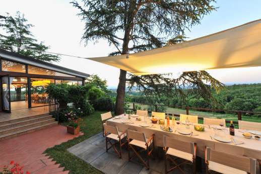 Villa Ostignano - Evening dining