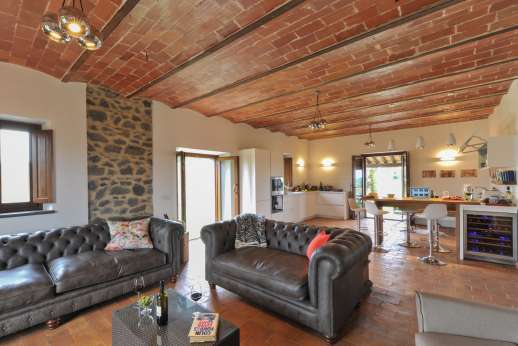 Segreto Gelsomino - Open-plan living room and kitchen