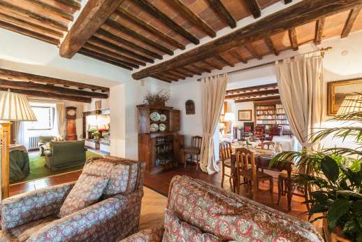 Montesassi - View across the spacious first floor.