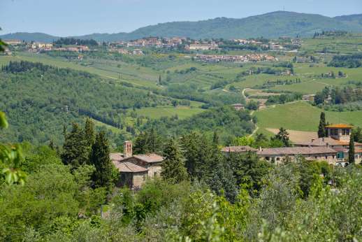 Montesassi - A pretty and colorful garden surrounds the house.