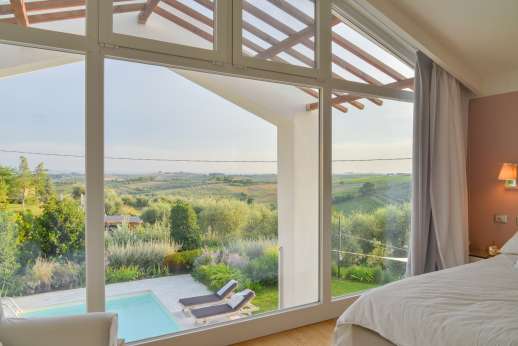 Villa Amerini - View from the master bedroom on the first floor