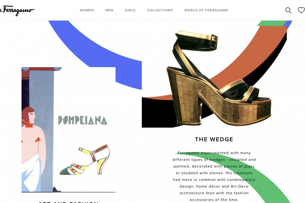 Ferragamo website