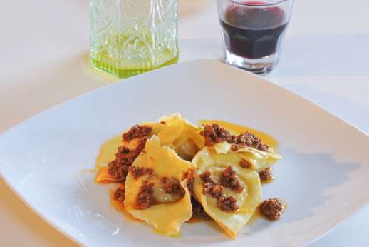 Villa Atena - Tortellini with Ragu.