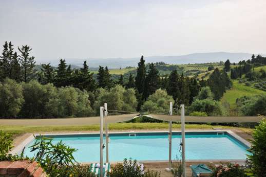 Tizzano - The salt water swimming pool, 6 x 12 meters/20 x 39 feet.